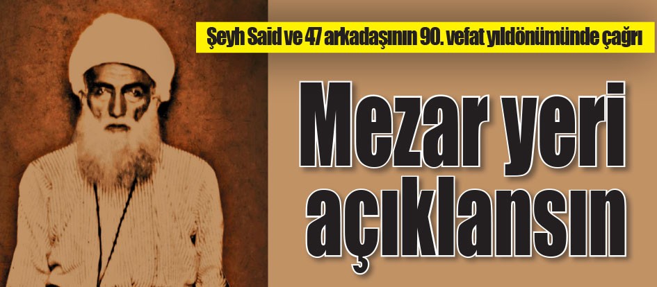 Mezar yeri açıklansın