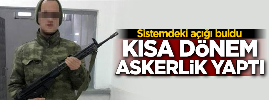 Mezun olmadan kısa dönem askerlik yaptı