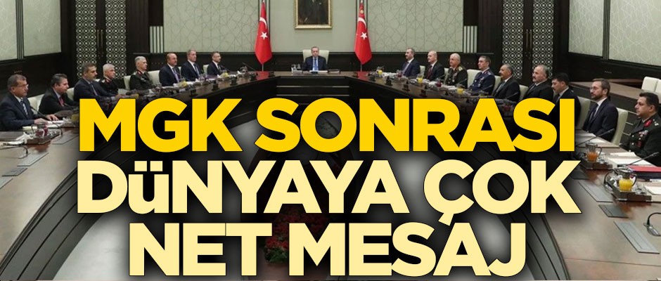 MGK sonrası dünyaya çok net mesaj