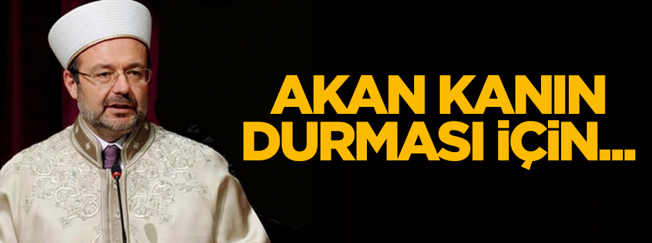 Mehmet Görmez’den Regaib Kandili mesajı