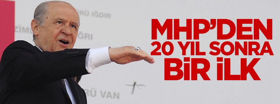 MHP 20 yıl sonra Rize'de miting düzenliyor