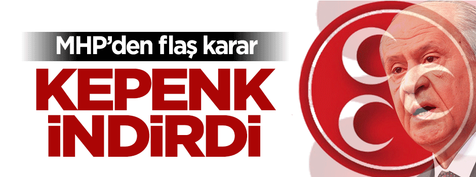 MHP, Bahçeli'nin istifasına isteyen teşkilatı kapattı