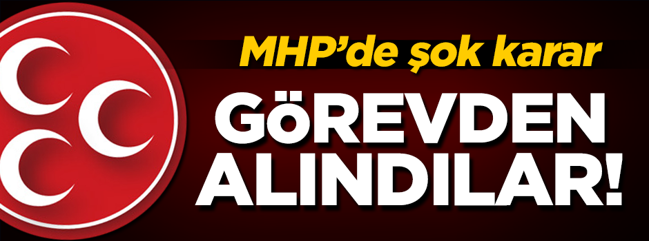 MHP Beyşehir ilçe yönetiminin görevine son verildi
