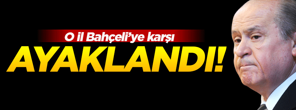 MHP Eskişehir teşkilatı Bahçeli'ye hayır dedi