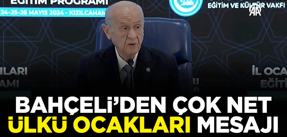 MHP Genel Başkanı Devlet Bahçeli: Ülkü Ocakları ve MHP ile ilgili ithamların hepsi ayağımızın altındadır