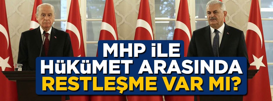 MHP ile AK Parti arasında restleşme var mı?