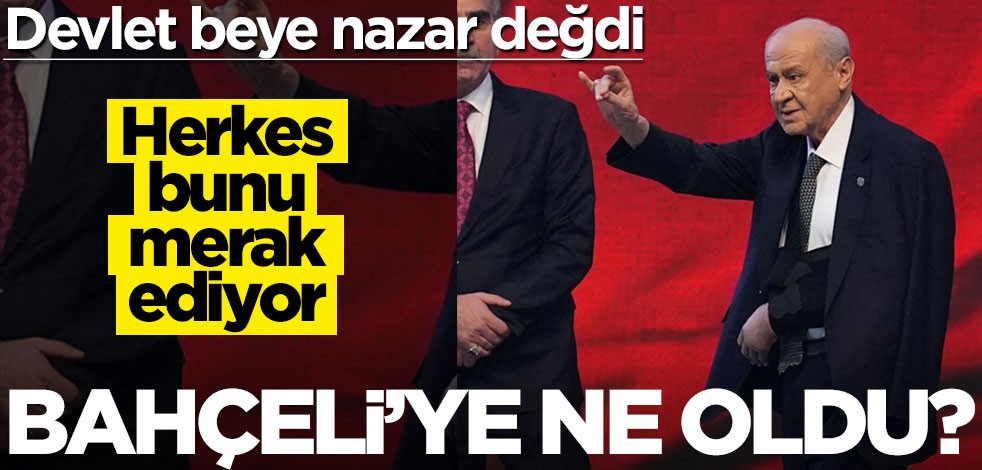 MHP Lideri Bahçeli kurultay öncesi omzunu burktu!