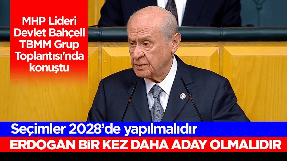 MHP Lideri Bahçeli, TBMM Grup Toplantısı'nda konuştu: Pergelimizin sabit ucu Ankara’dır