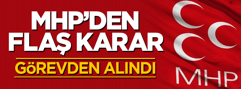 MHP Osmaneli İlçe yönetimin görevine son verildi
