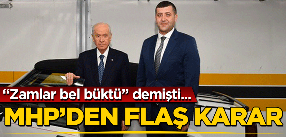 MHP resmen açıkladı! 'Zamlar bel büktü' diyen vekile ihraç talebi