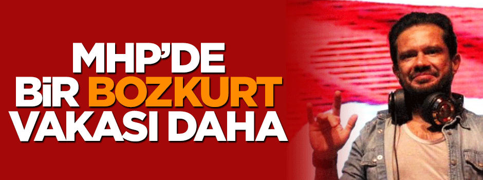 MHP'de bir 'bozkurt' vakası daha