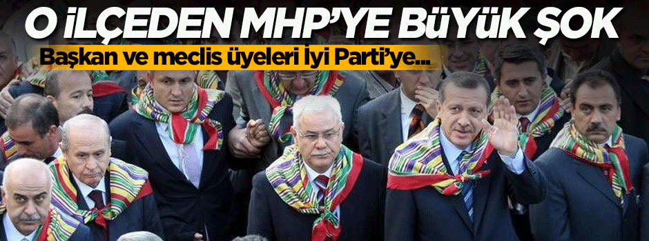 MHP'de büyük şok! Belediye başkanı ve meclis üyeleri...