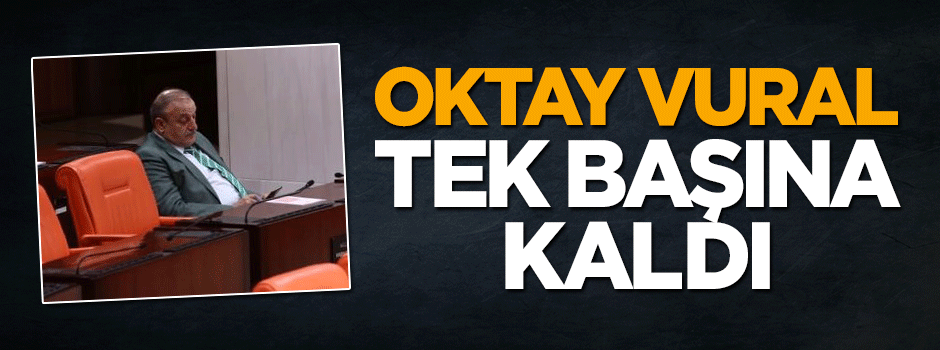 MHP'deki görevinden istifa eden Oktay Vural mecliste yalnız kaldı