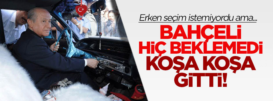 MHP'den adaylık başvurusuna ilk Bahçeli gitti