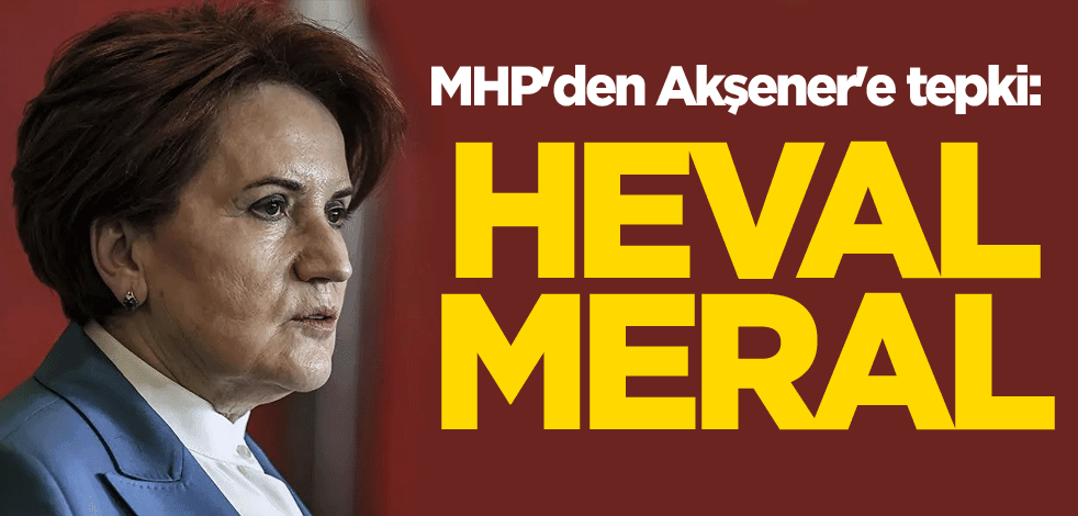 MHP'den Akşener'e tepki: Heval Meral