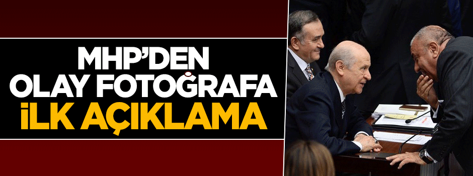 MHP'den Bahçeli-Türkeş fotoğrafına açıklama