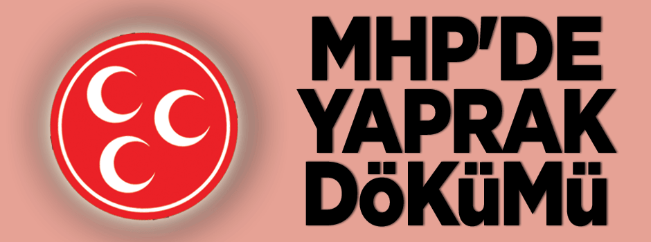 MHP'den bir istifa daha!