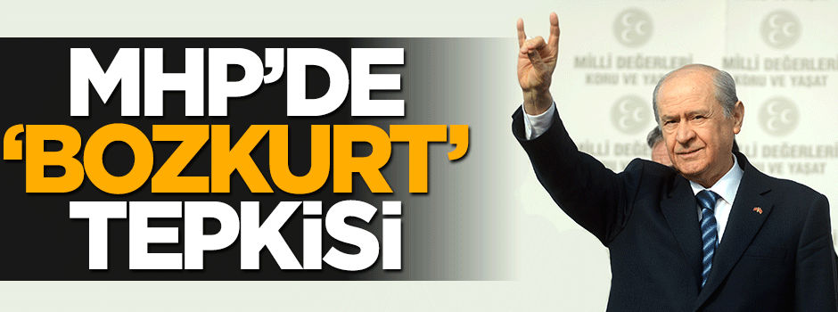 MHP'den 'bozkurt' tepkisi