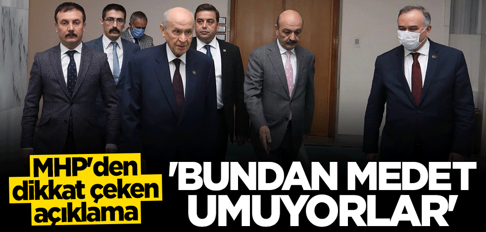 MHP'den flaş açıklama: Sosyal medya teröründen medet umuyorlar