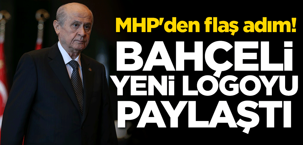MHP'den flaş adım! Bahçeli yeni logoyu paylaştı