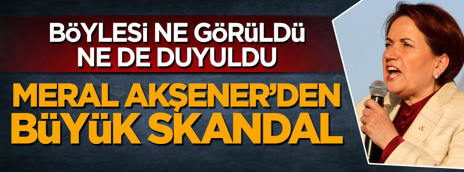 MHP'den ihraç edilen Meral Akşener'den skandal ötesi açıklama