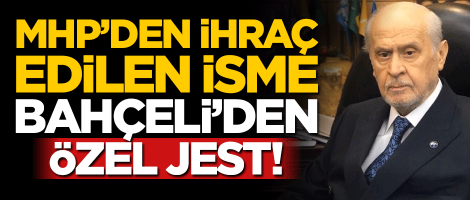 MHP'den ihraç edilmişti! Bahçeli'den Yusuf Halaçoğlu'na 50. yıl hediyesi!