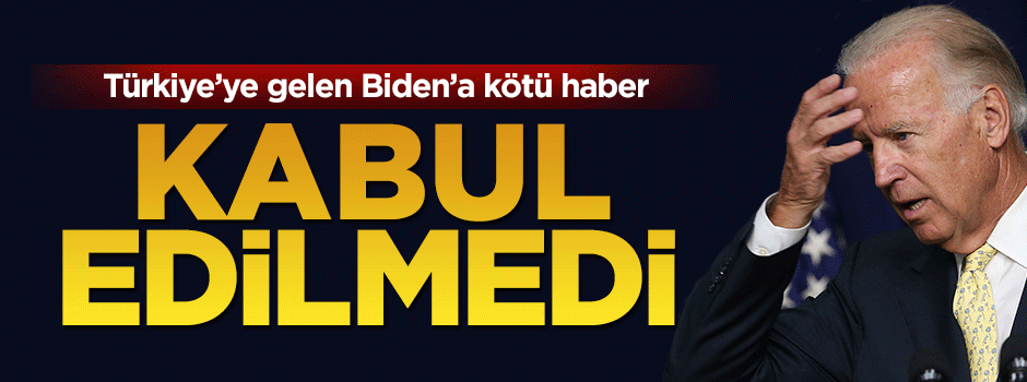 MHP'den Joe Biden'a ret