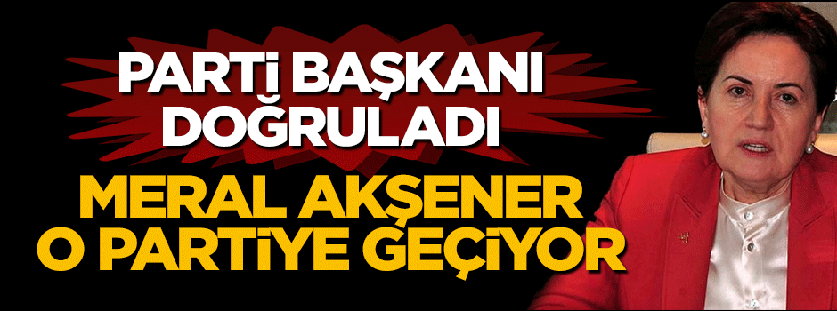 MHP'den kovulan Meral Akşener Anavatan Partisi'ne katılıyor