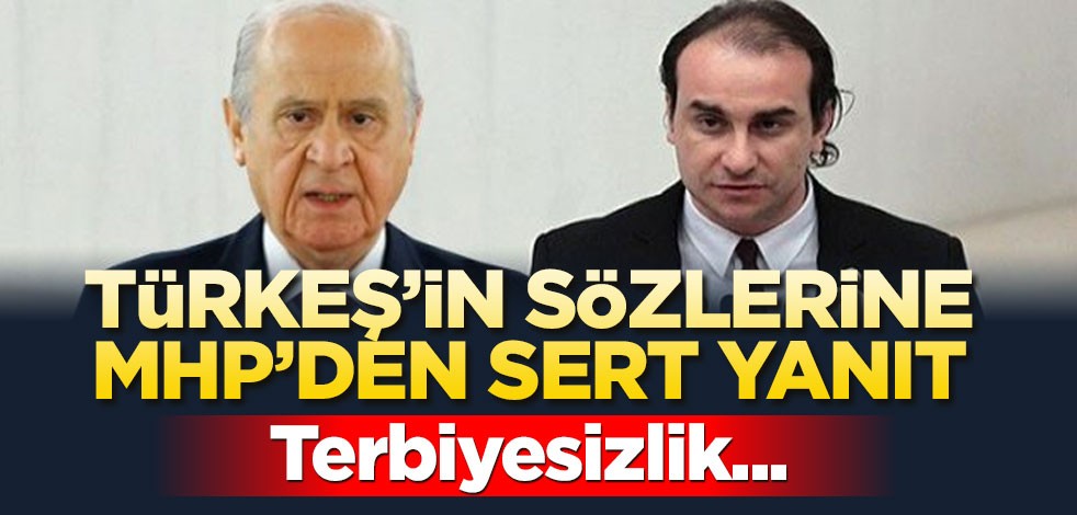 MHP'den Kutalmış Türkeş'in sözlerine sert yanıt!