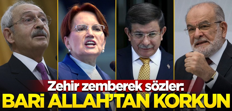 MHP’den Millet İttifakı’na zehir zemberek sözler