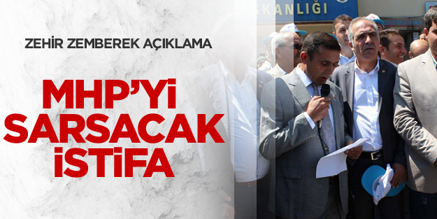 MHP'li başkan Erdoğan için partisinden istifa etti