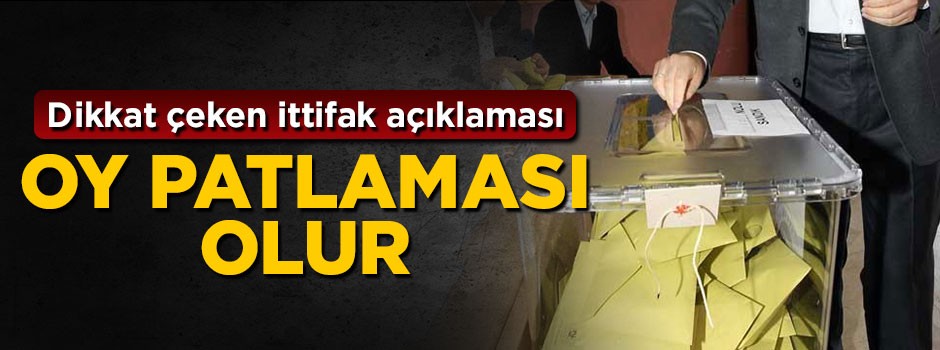 MHP'li başkandan ittifak açıklaması: Oy patlaması olur