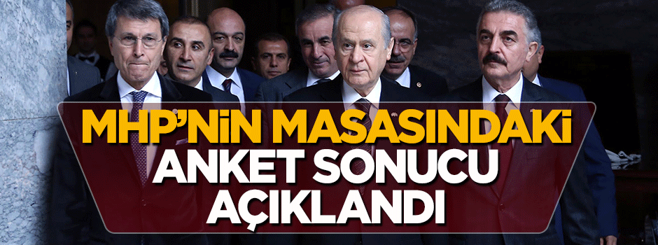 MHP'li Celal Adan, referandum anketinin sonuçlarını açıkladı