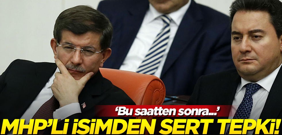 MHP'li Cemal Enginyurt'tan Davutoğlu ve Babacan'a sert tepki!