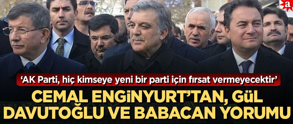 MHP’li Cemal Enginyurt’tan Gül, Davutoğlu ve Babacan yorumu