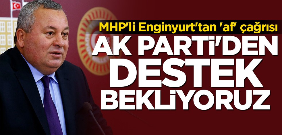 MHP'li Enginyurt'tan 'af' çağrısı: AK Parti'den destek bekliyoruz