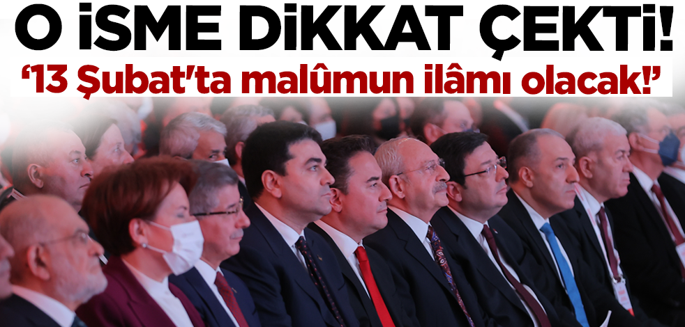 MHP'li Karakaya o isme dikkat çekti: 13 Şubat'ta malûmun ilâmı olacak!