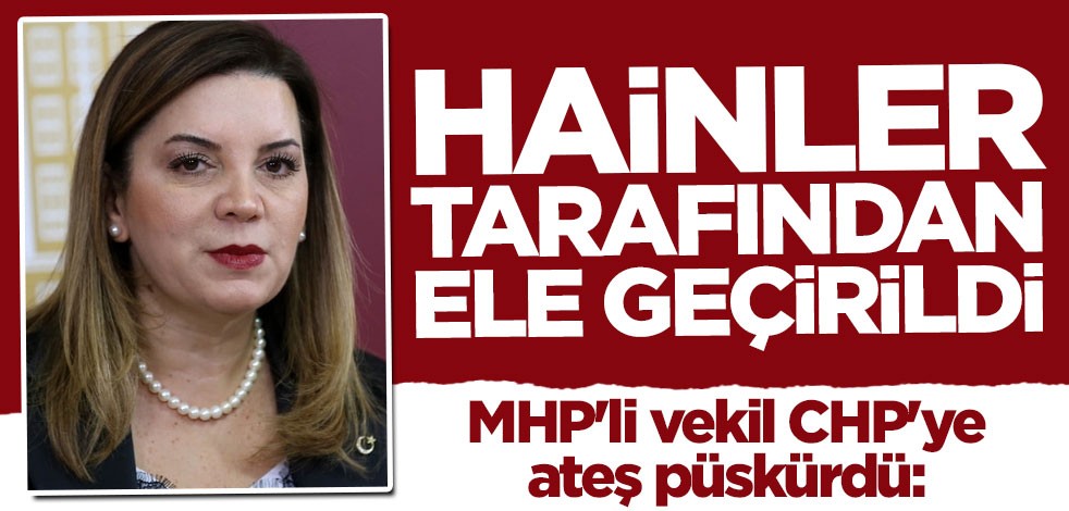 MHP'li vekil CHP'ye ateş püskürdü: Hainler tarafından ele geçirildi