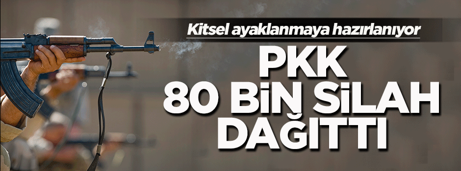 MHP’li vekilden PKK’nın 80 bin silah dağıttığı iddiası