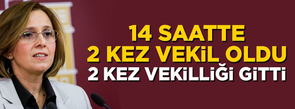 MHP'nin aday 2 kez vekil oldu, 2 kez de vekilliği düştü!