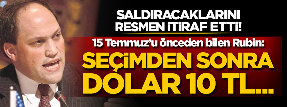 Michael Rubin'in skandal dolar yorumu