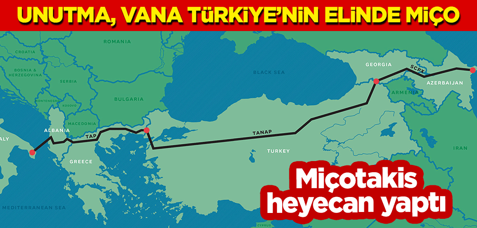 Miçotakis heyecan yaptı! Türkiye üzerinden Avrupa'ya taşınacak