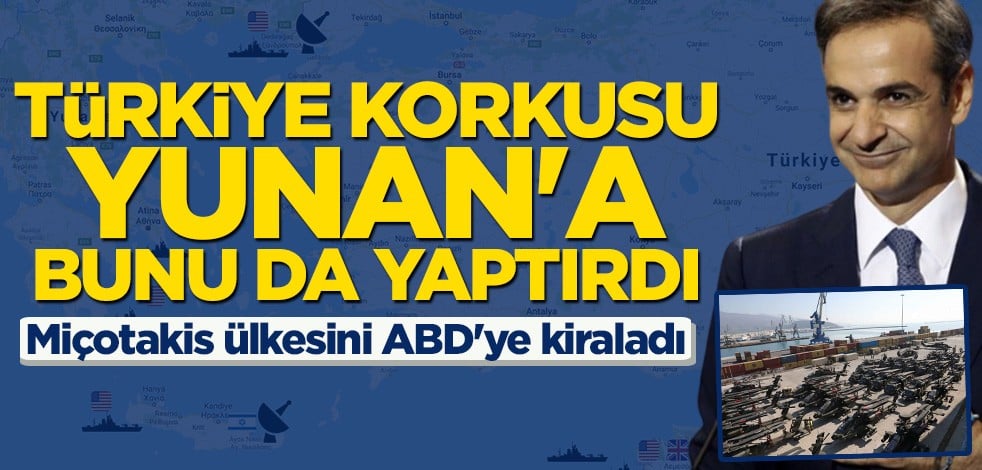 Miçotakis ülkesini ABD'ye kiraya verdi