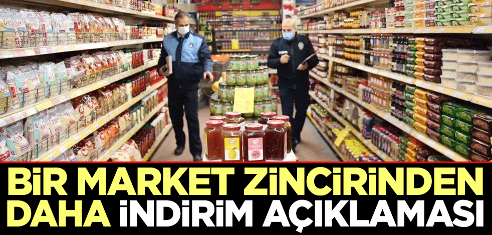 Migros'un ardından bir market zincirinden daha indirim açıklaması