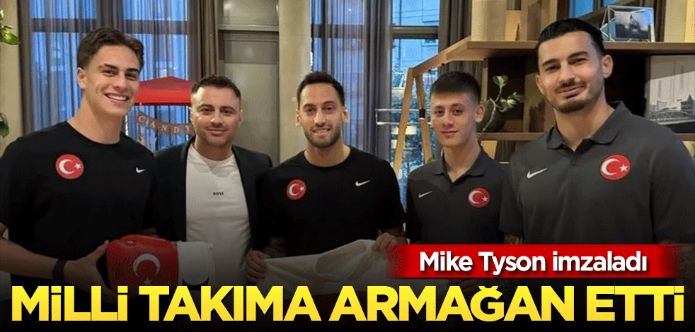 Mike Tyson imzaladı! Milli takıma armağan edildi