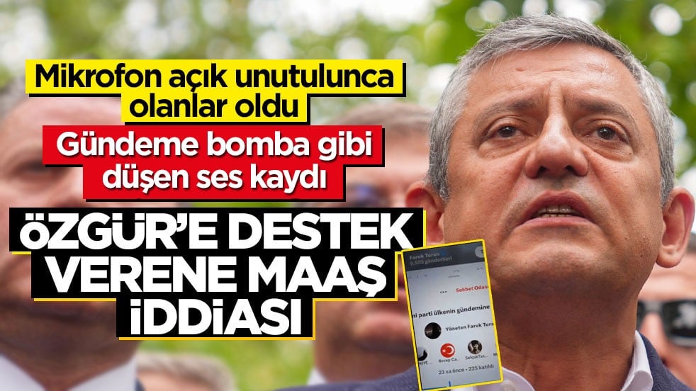 Mikrofon açık unutulunca olanlar oldu! Özgür’e destek verene maaş iddiası