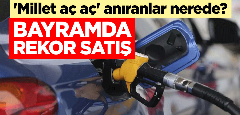 'Millet aç aç' anıranlar nerede? Bayramda rekor satış
