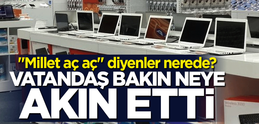 "Millet aç aç" diyenler nerede? Vatandaş bakın neye akın etti