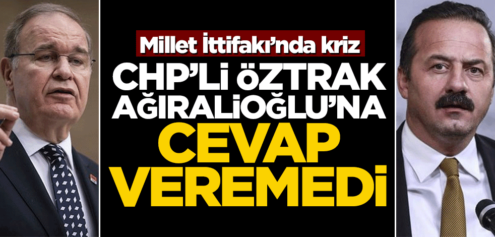 Millet İttifakı'nda kriz! Ağıralioğlu'na cevap veremedi