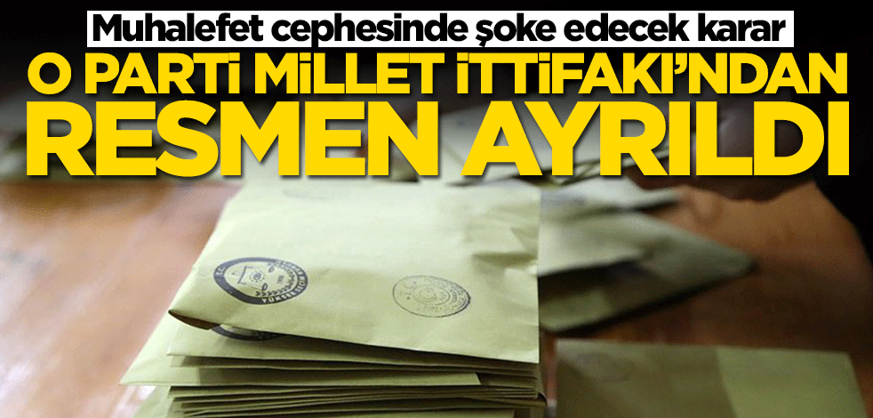 Millet İttifakı'ndan ayrıldılar! Demokrat Parti'den flaş karar